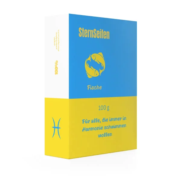 SternSeifen Fische-Edition – 100g Seife, vermittelt Ruhe und Ausgeglichenheit für Harmoniesuchende